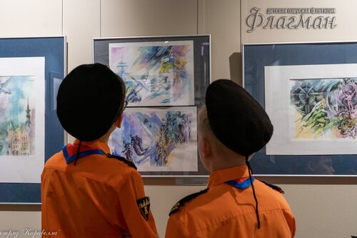 Открытие выставки работ  художника-иллюстратора Евгении Ивановны Стерлиговой _DSC6020